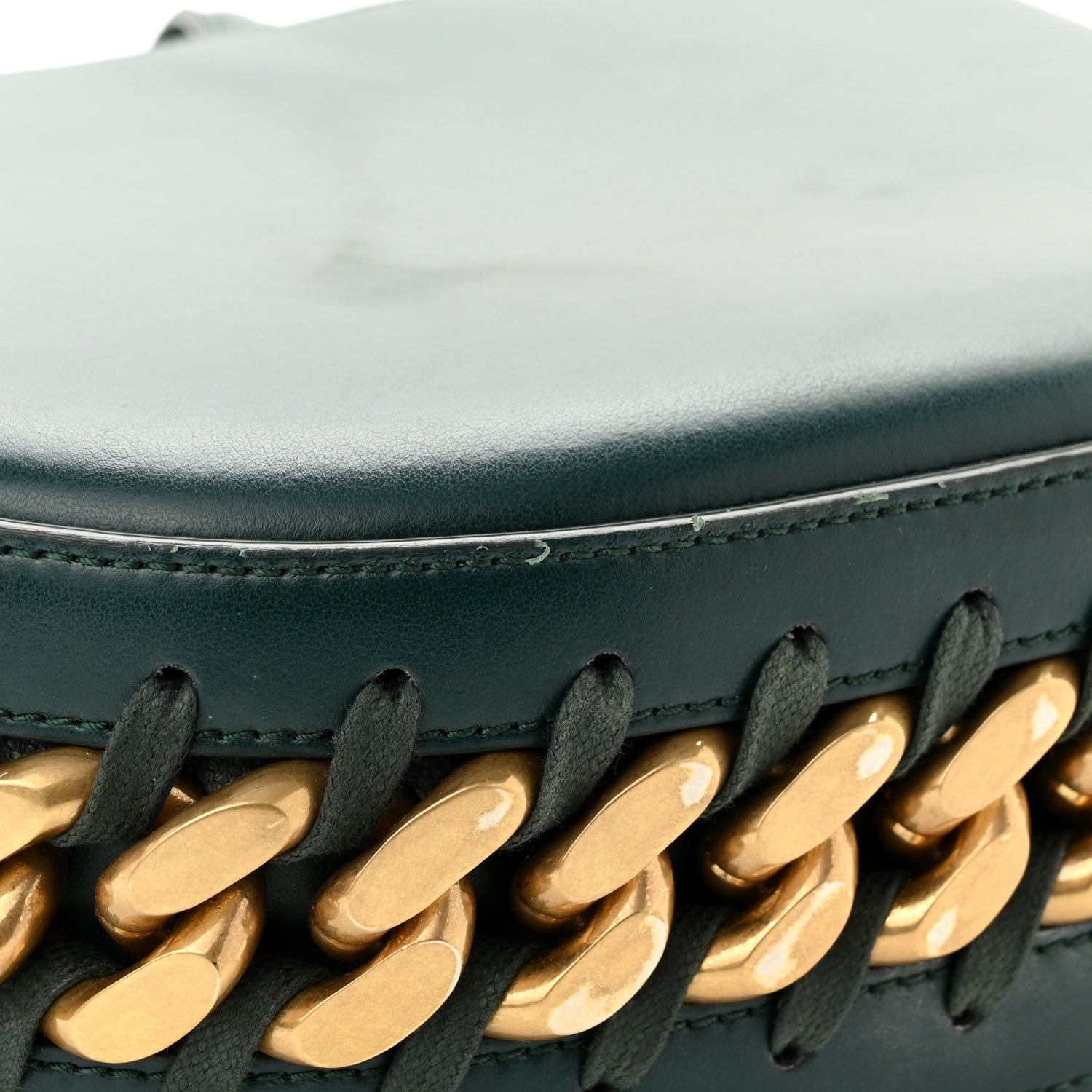 Stella McCartney Eco Alter Nappa Small Frayme Shoulder Bag Forest Green 10 of 12