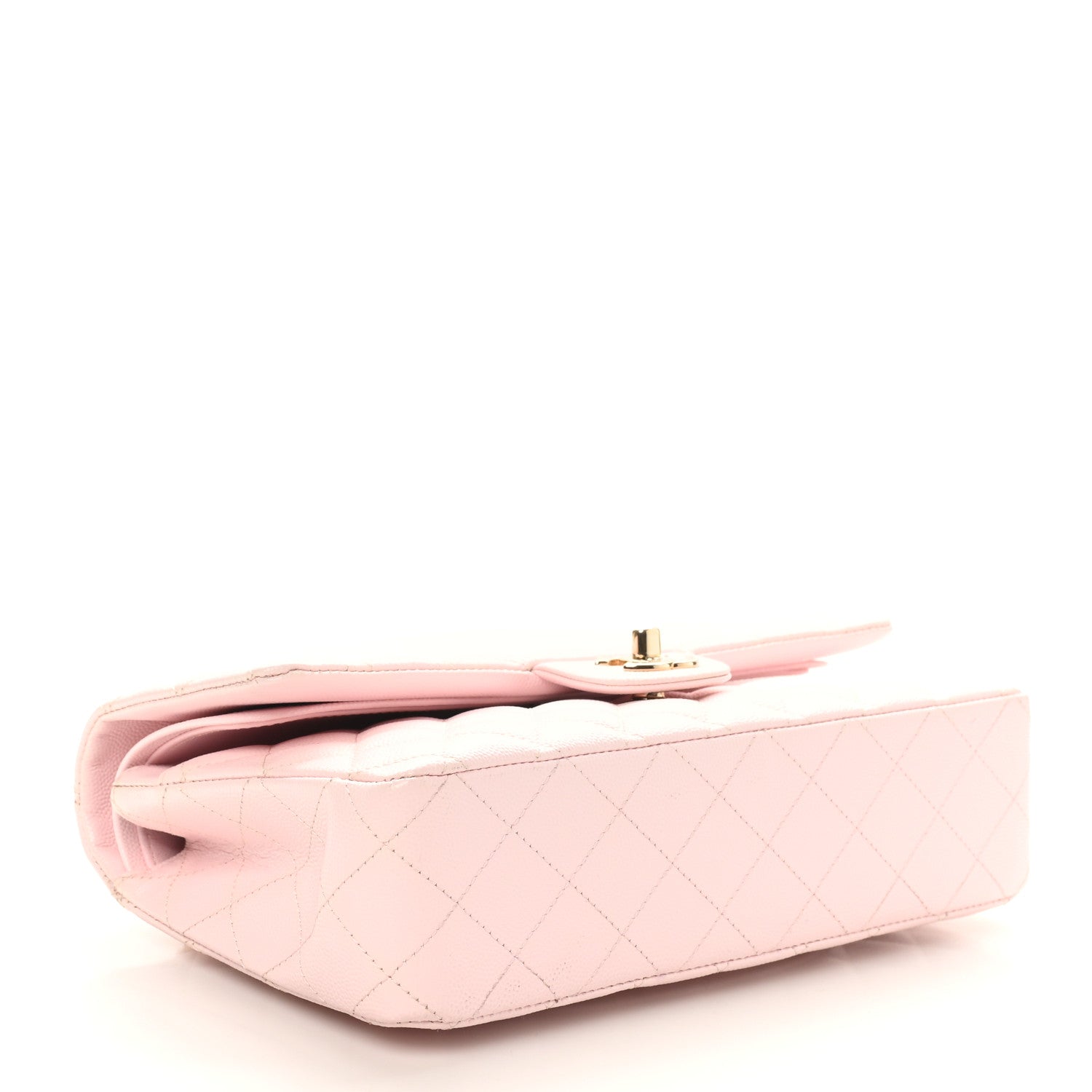 Chanel Caviar Quilted Medium Double Flap Light Pink 4 of 10