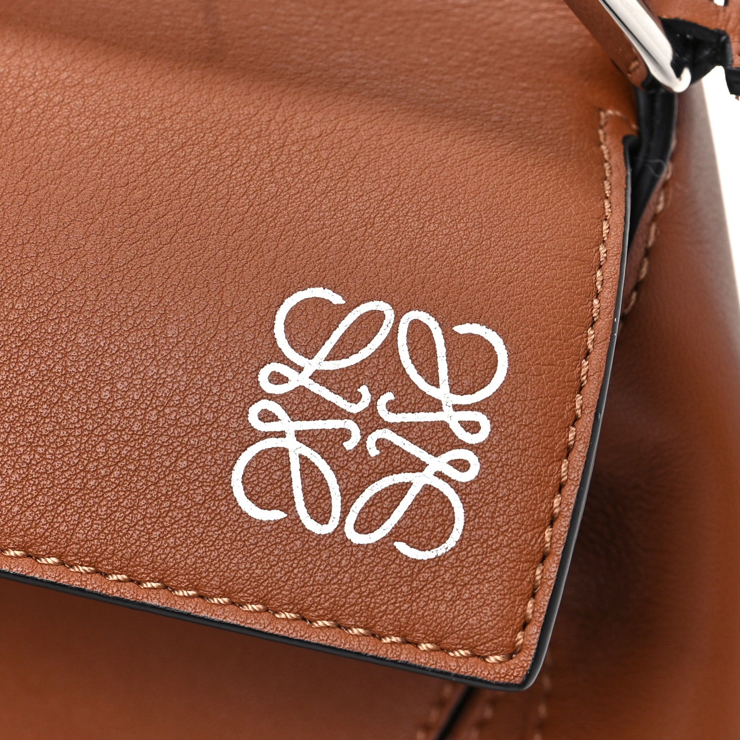 Loewe Calfskin Medium Puzzle Bag Tan 7 of 7