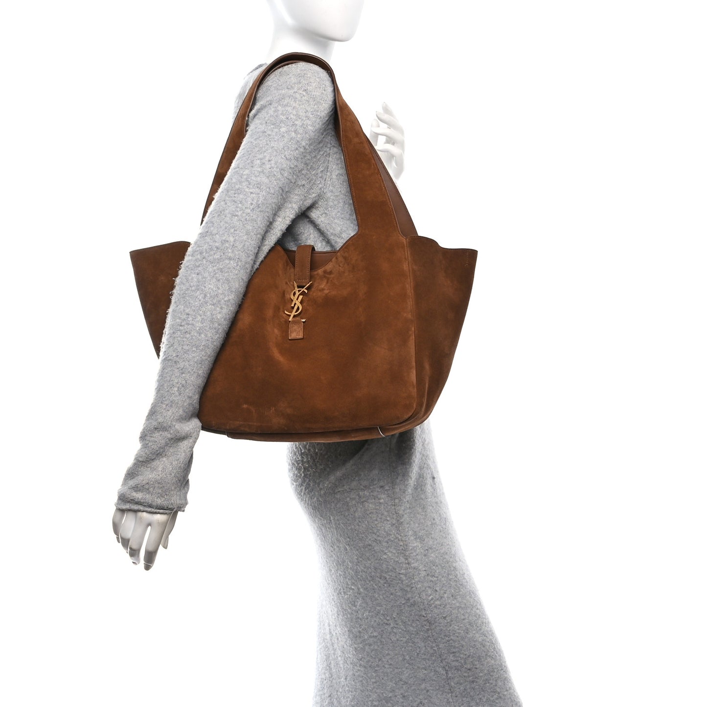 Suede Bea Tote Caramel Cognac