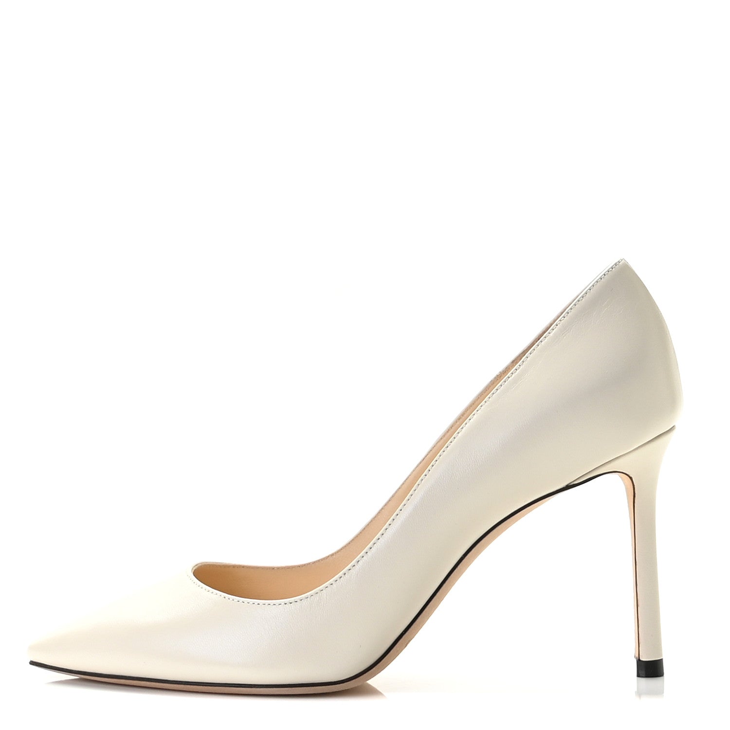 Jimmy Choo Kid Pointy Toe Romy 100 Pumps 36 Chalk 1 of 12