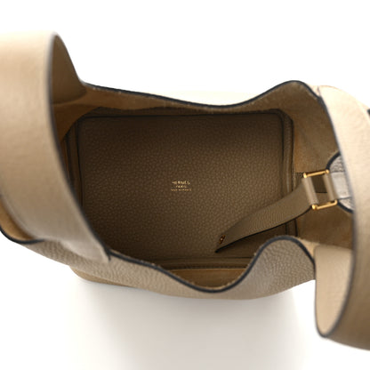 Hermes Taurillon Clemence Picotin Lock 18 PM Trench 5 of 8
