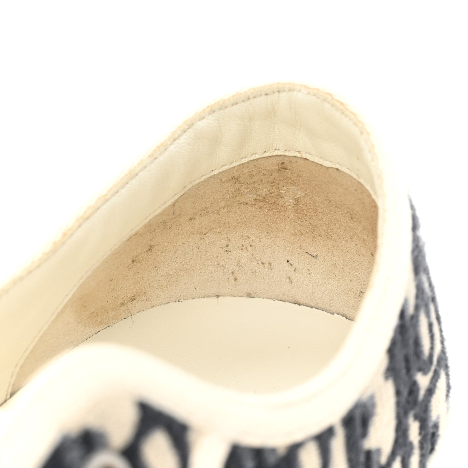 Christian Dior Canvas Oblique Walk'N'Dior Low Top Sneakers 38.5 Deep Blue 11 of 13