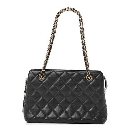 Chanel Caviar Quilted Shoulder Bag Black 1 of 10