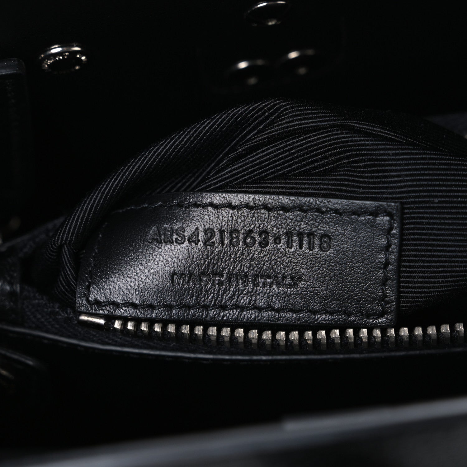 Saint Laurent Grain de Poudre Nano Sac De Jour Black 7 of 10