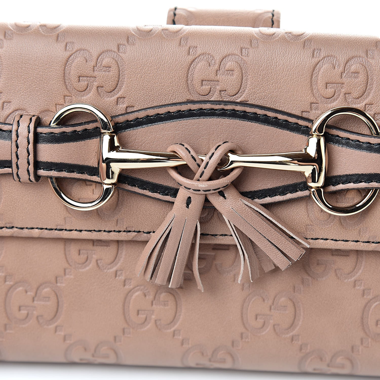 Gucci Guccissima Emily Continental Wallet Camelia 9 of 10