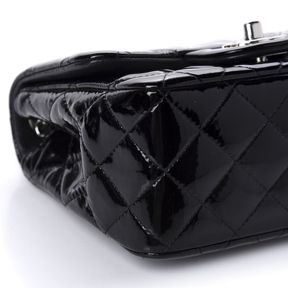 Chanel Patent Calfskin Quilted Mini Square Flap Black 6 of 10