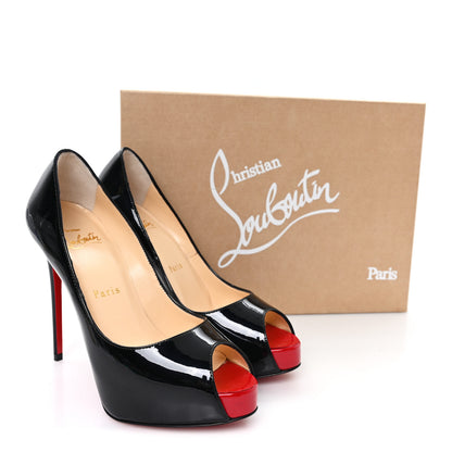 Christian Louboutin Patent New Very Prive 120mm Pumps 35.5 Black 9 of 9