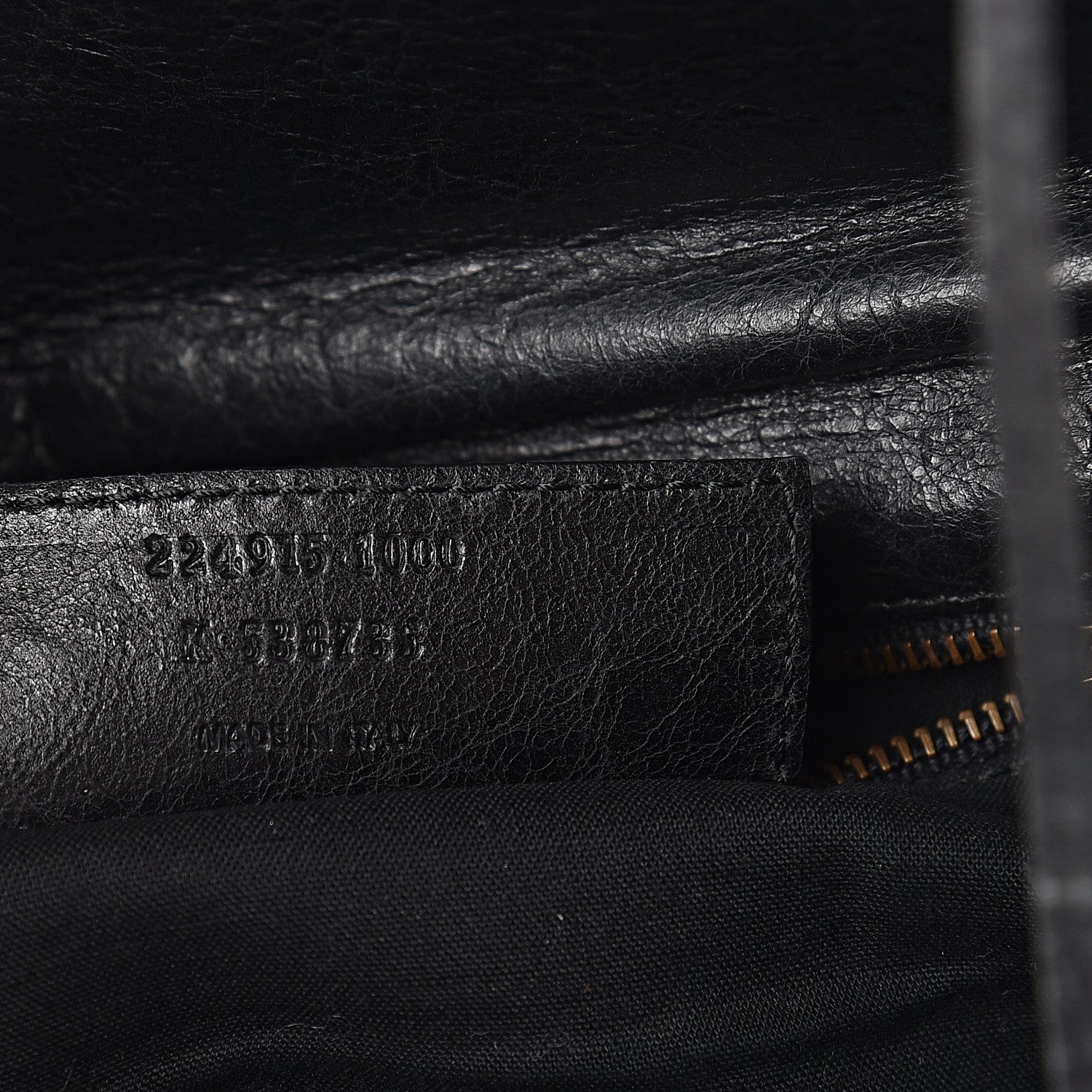 Balenciaga Agneau Classic Hardware Envelope Clutch Black 7 of 8