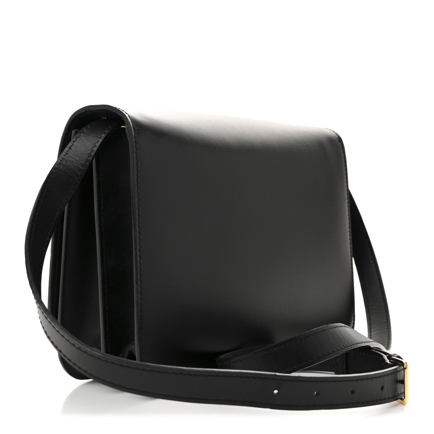 Burberry Calfskin Medium TB Bag Black 3 of 15