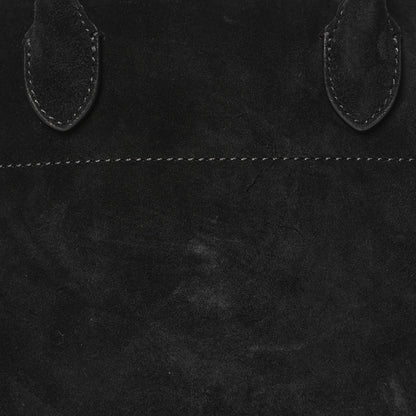 The Row Suede Soft Margaux 10 Bag Black 7 of 11