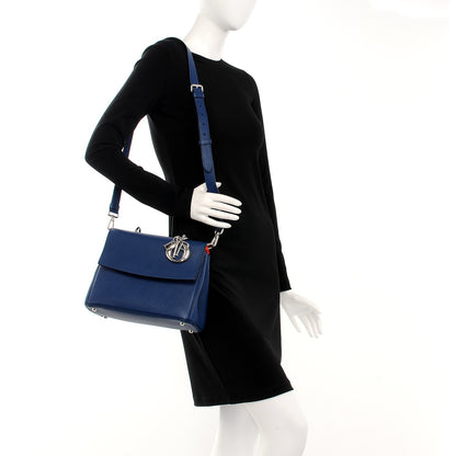 Christian Dior Bullcalf Small Be Dior Flap Mineral Blue 2 of 9