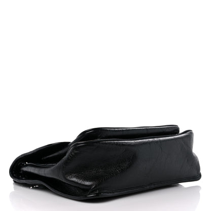 Saint Laurent Crinkled Calfskin Matelasse Monogram Medium Niki Chain Satchel Black 4 of 11
