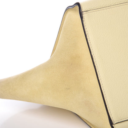 Celine Drummed Calfskin Suede Medium Trapeze Butter 17 of 24