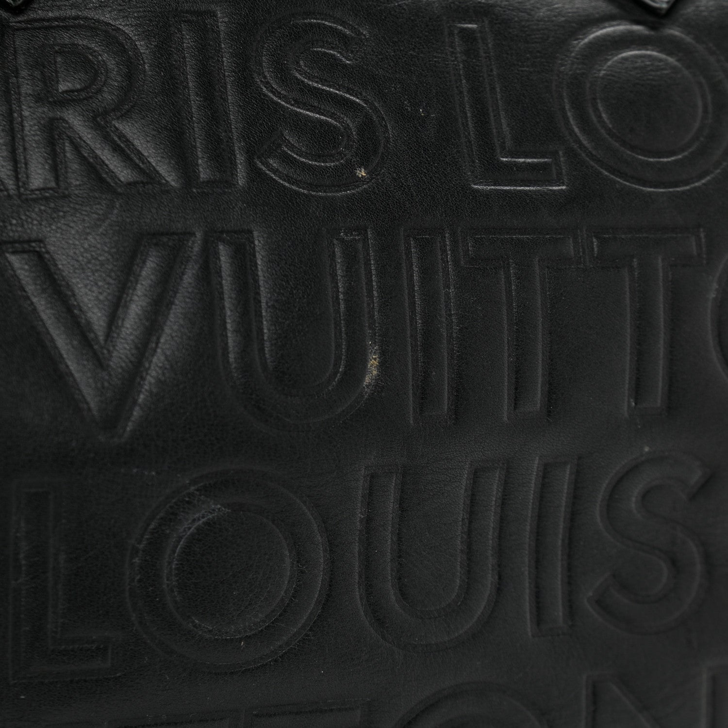 Louis Vuitton Calfskin Embossed Speedy Cube 30 Black 15 of 17