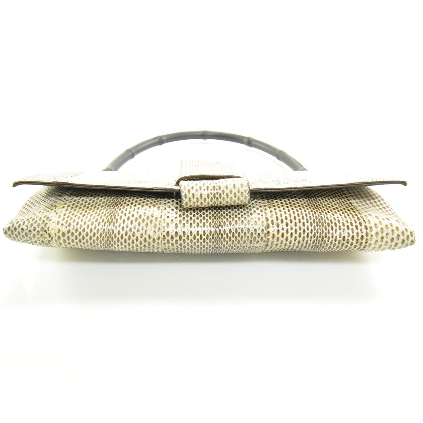 Python Bamboo Top Handle Bag
