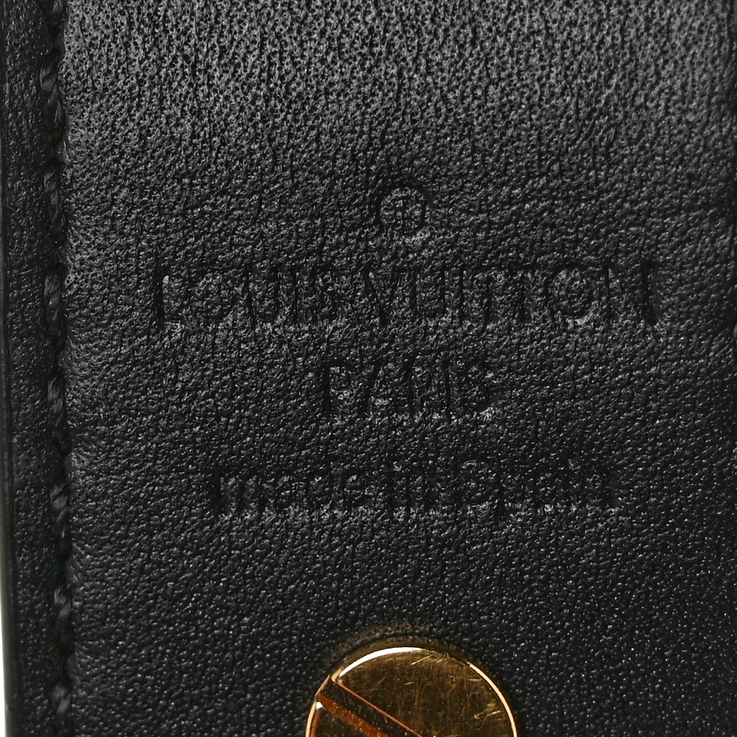 Louis Vuitton Monogram Bandouliere Shoulder Strap XL Black 4 of 4