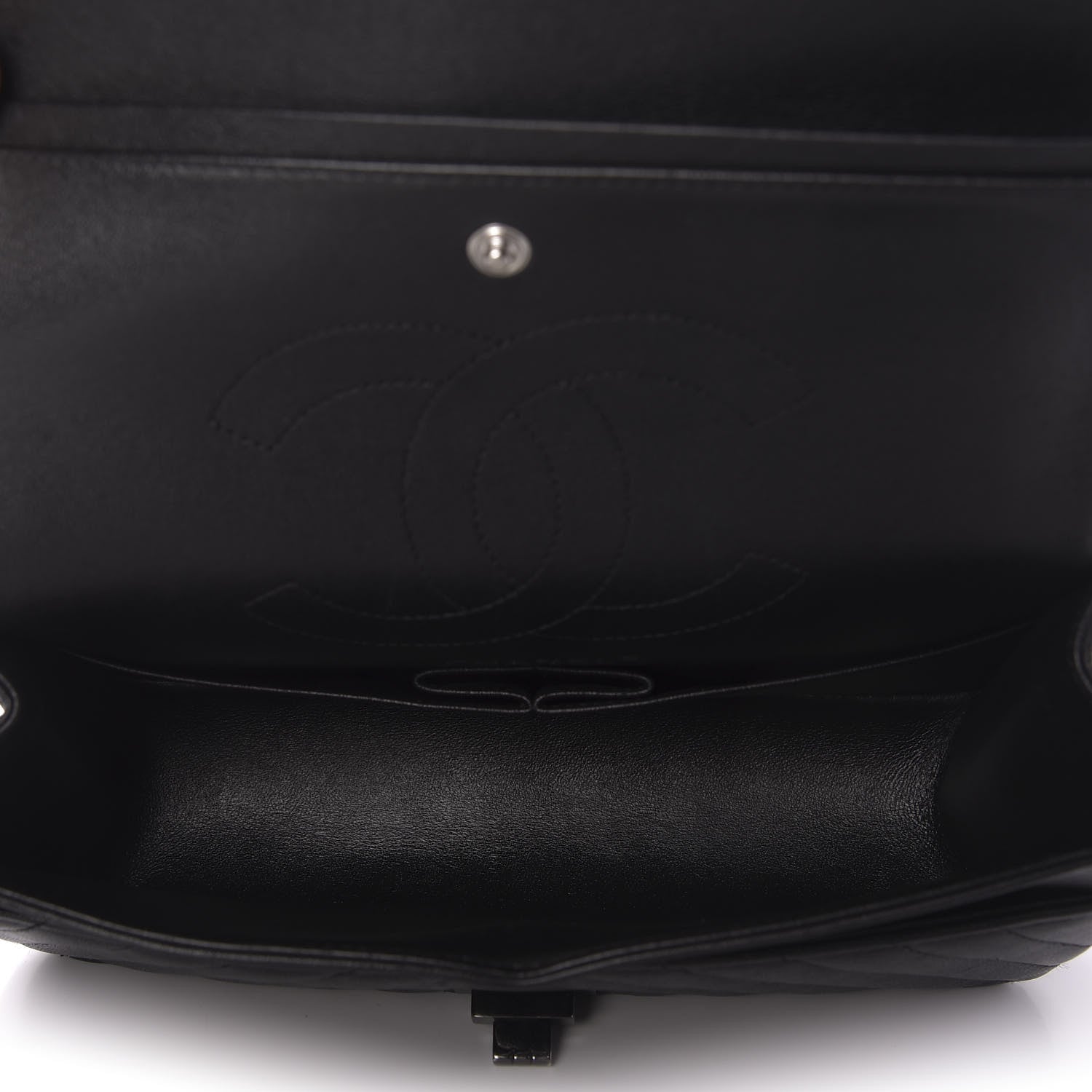 Chanel Sheepskin Chevron Quilted 2.55 Reissue 225 Double Flap So Black 5 of 9