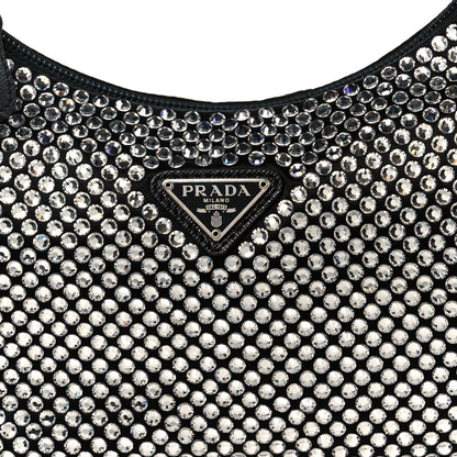 Prada Satin Crystal Mini Re-Edition 2000 Bag Cristal 8 of 10