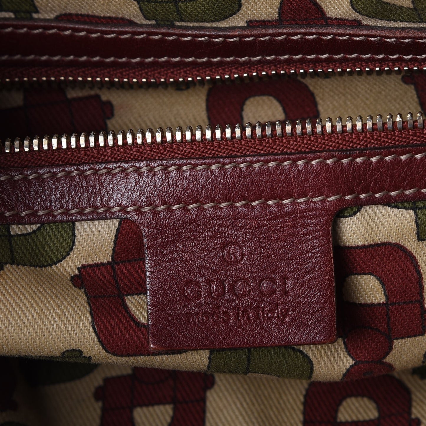 Guccissima 85th Anniversary Boston Rusty Red