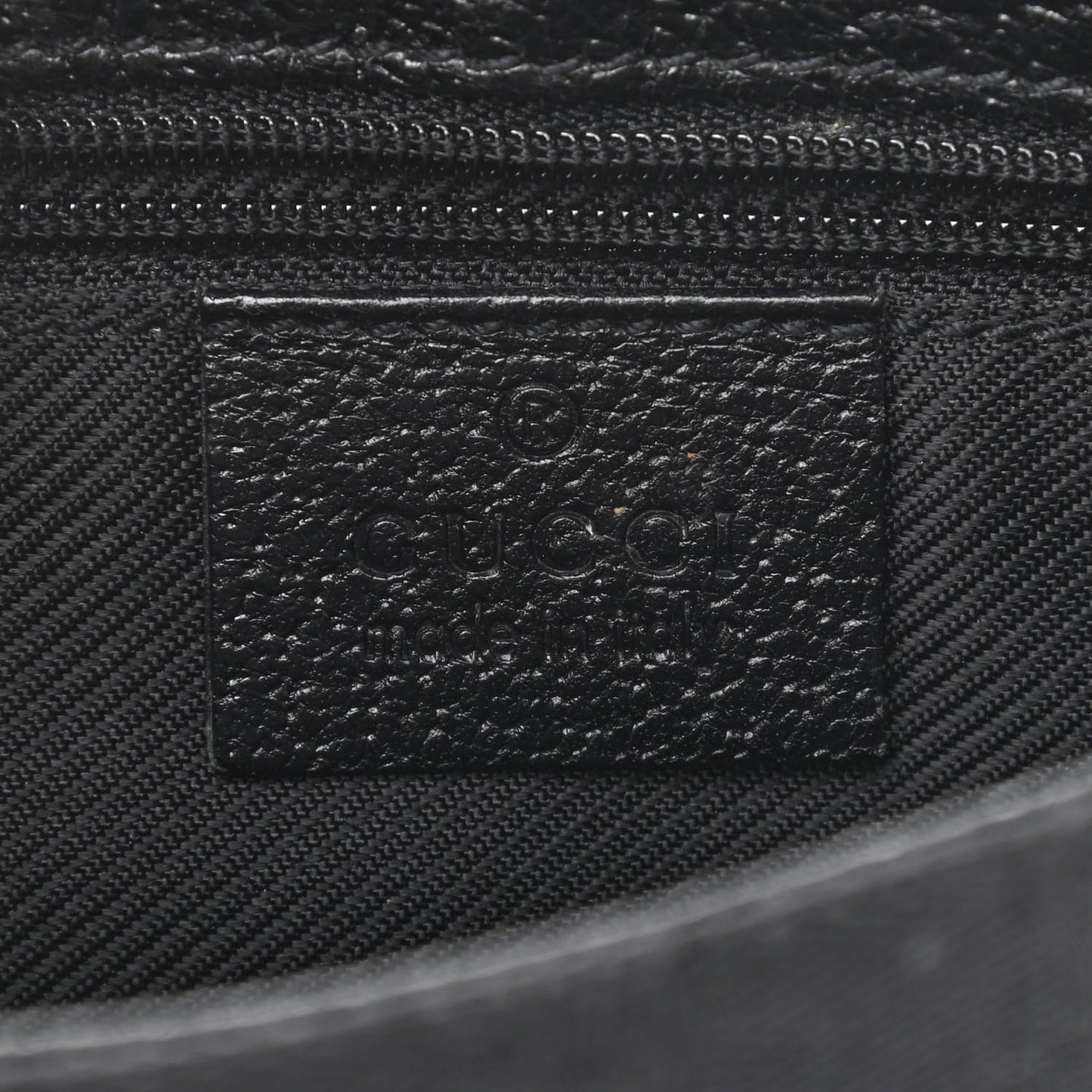 GG Monogram Web Flight Belt Bag Black