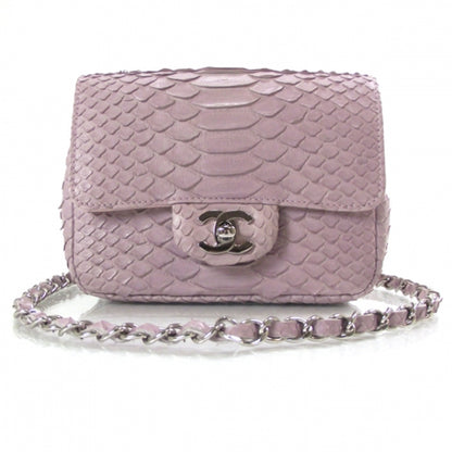 Chanel Python Mini Flap Lilac 1 of 11