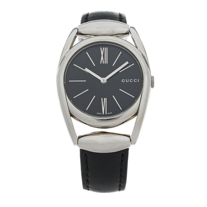 Gucci Stainless Steel Calfskin 34mm Horsebit Quartz Watch Black 1 of 4