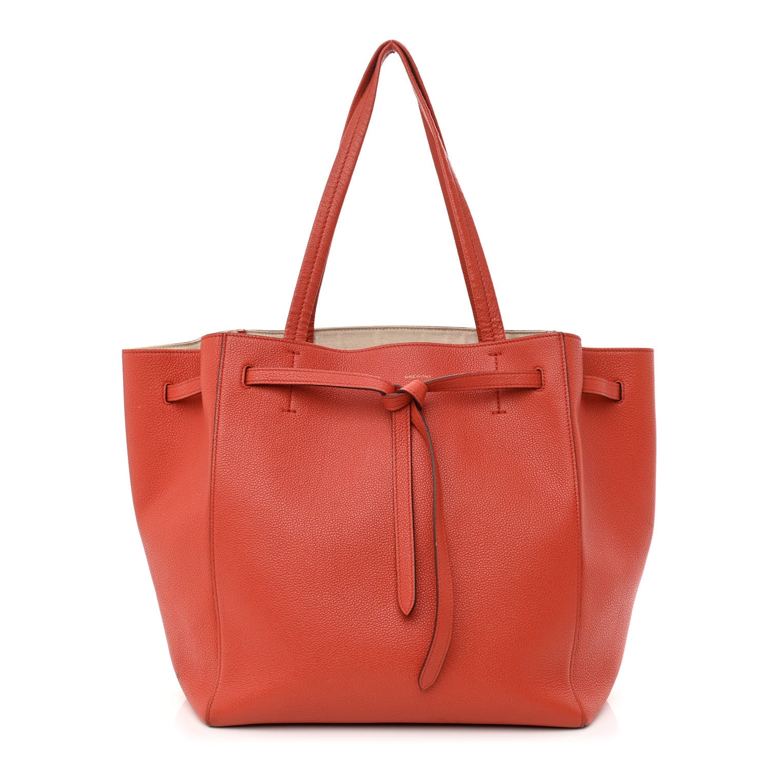 Celine Soft Grained Calfskin Small Belt Cabas Phantom Brick 1 of 15