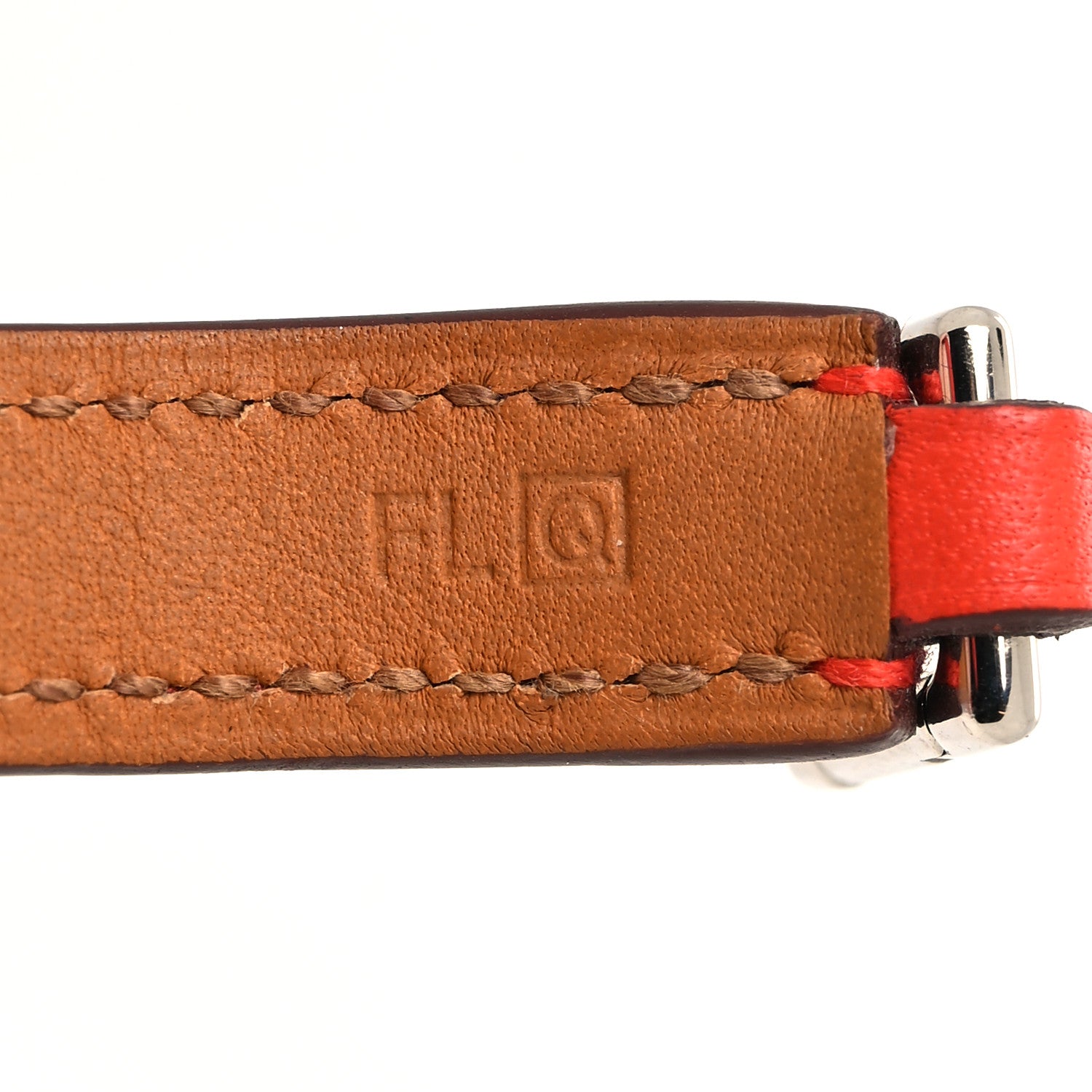 Hermes Evercolor Rivale Double Tour Bracelet M Capucine 6 of 6