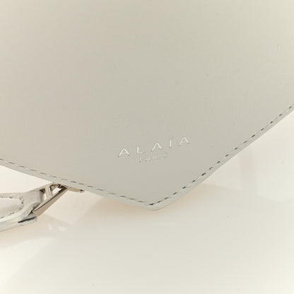 Alaia Calfskin Le Coeur Bag Optic White 6 of 8