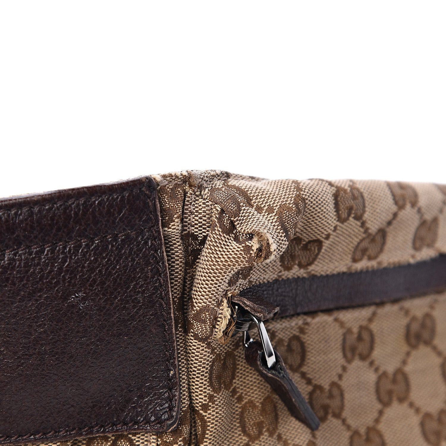 Gucci Monogram Web Belt Bag Dark Brown 11 of 12