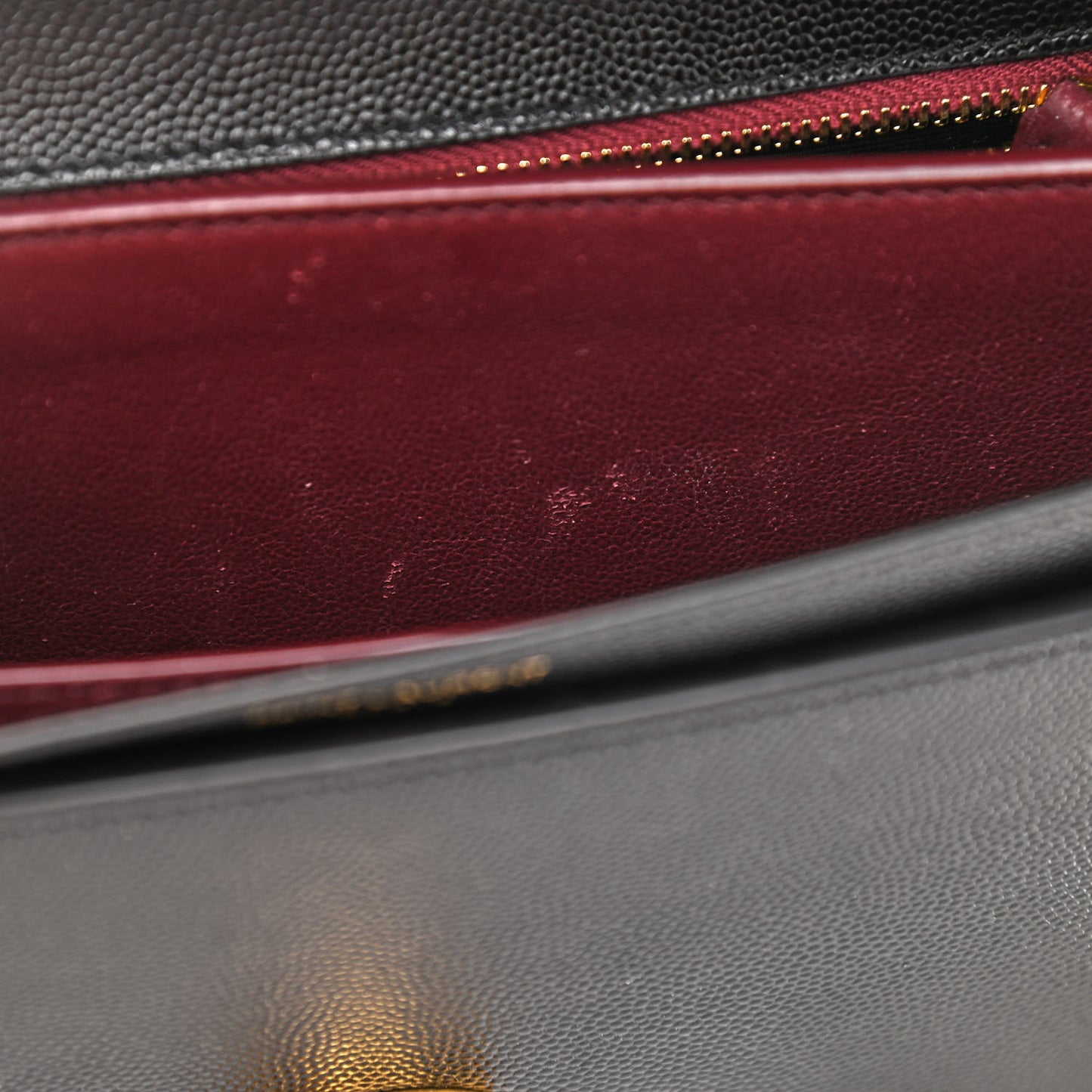 Grain De Poudre Monogram Cassandra Clasp Bag Black Rouge Legion