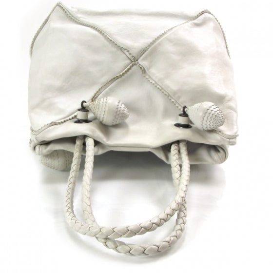 Leather Tassel Bag Bianca