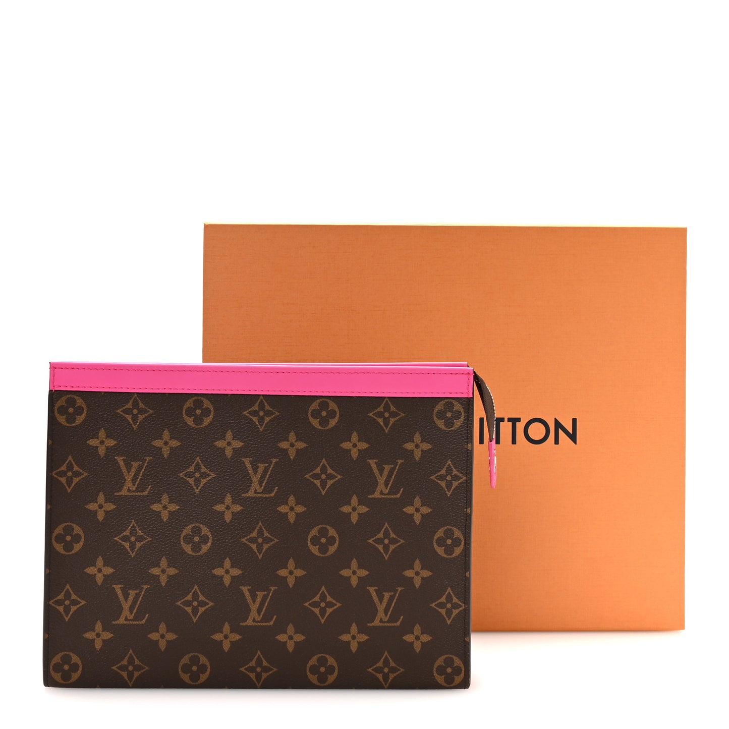 Monogram Macassar Pochette Voyage MM Fuchsia