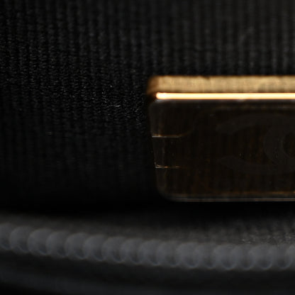 Chanel Shiny Aged Calfskin Quilted Nano Kelly Shopper Black 7 of 10