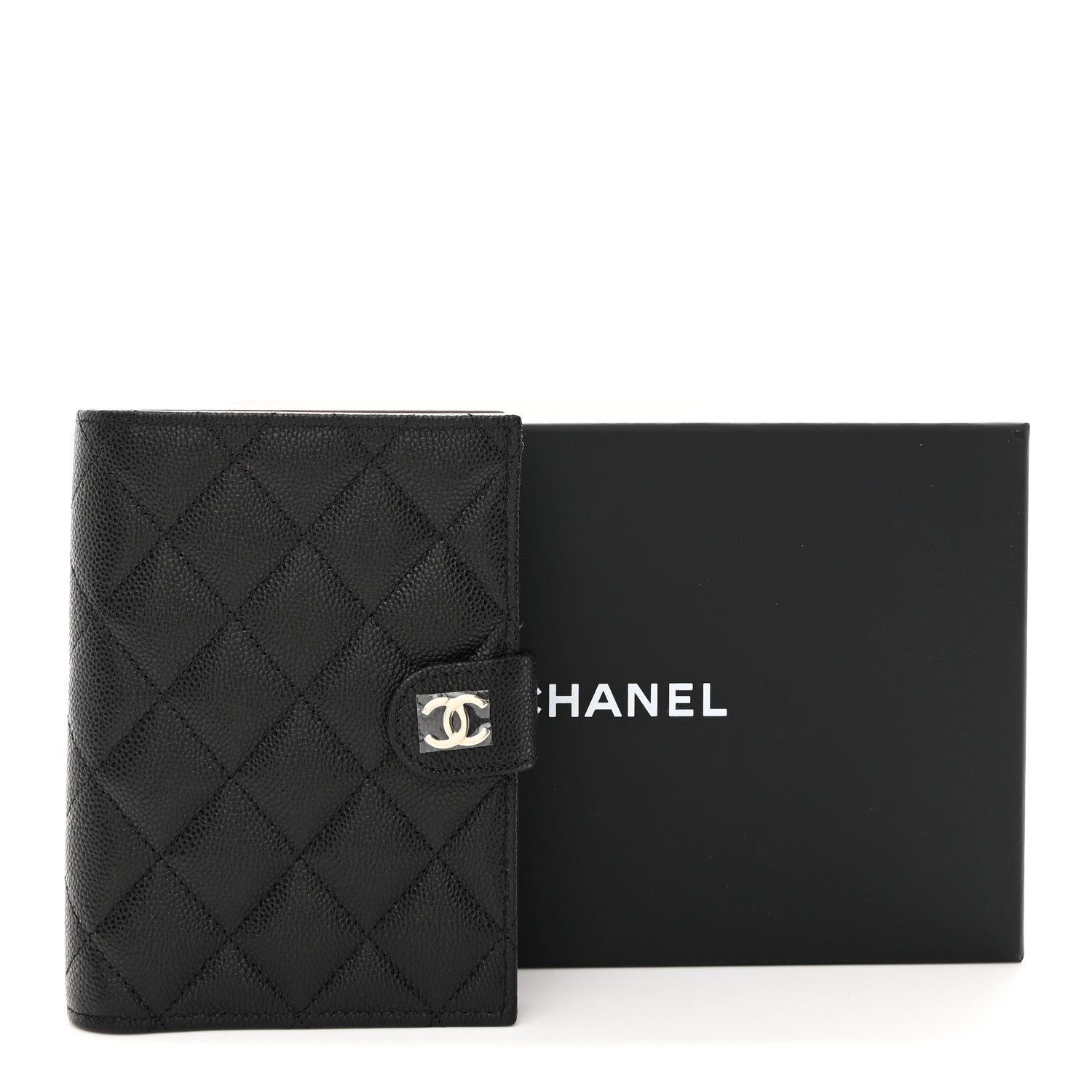 Chanel Caviar Quilted Passport Holder Black 9 of 9