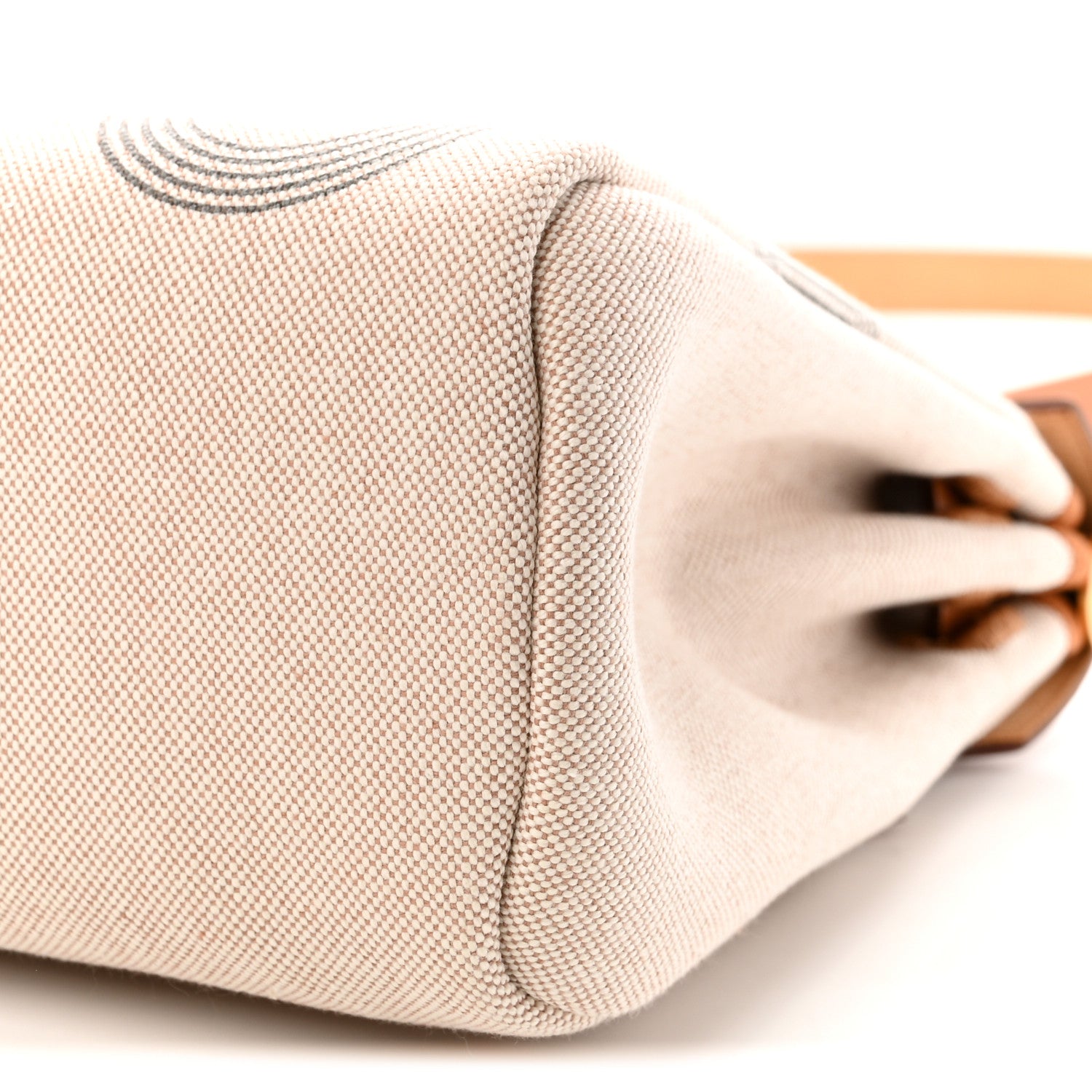 Hermes H Plume Canvas Vache Hunter Circuit 24 Herbag Zip Retourne 31 Gris Meyer Ecru Beige Naturel 11 of 11