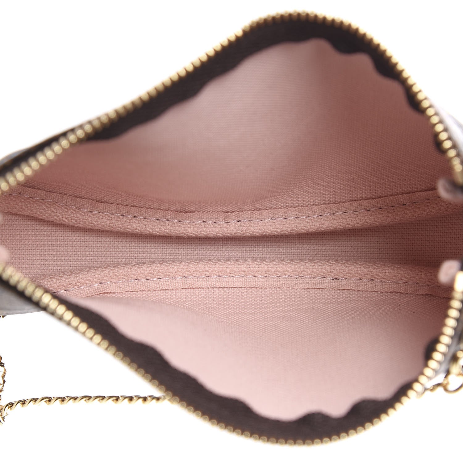 Louis Vuitton Damier Ebene 2020 Christmas Animation Big Wheel Mini Pochette Accessories Rose Ballerine 4 of 7