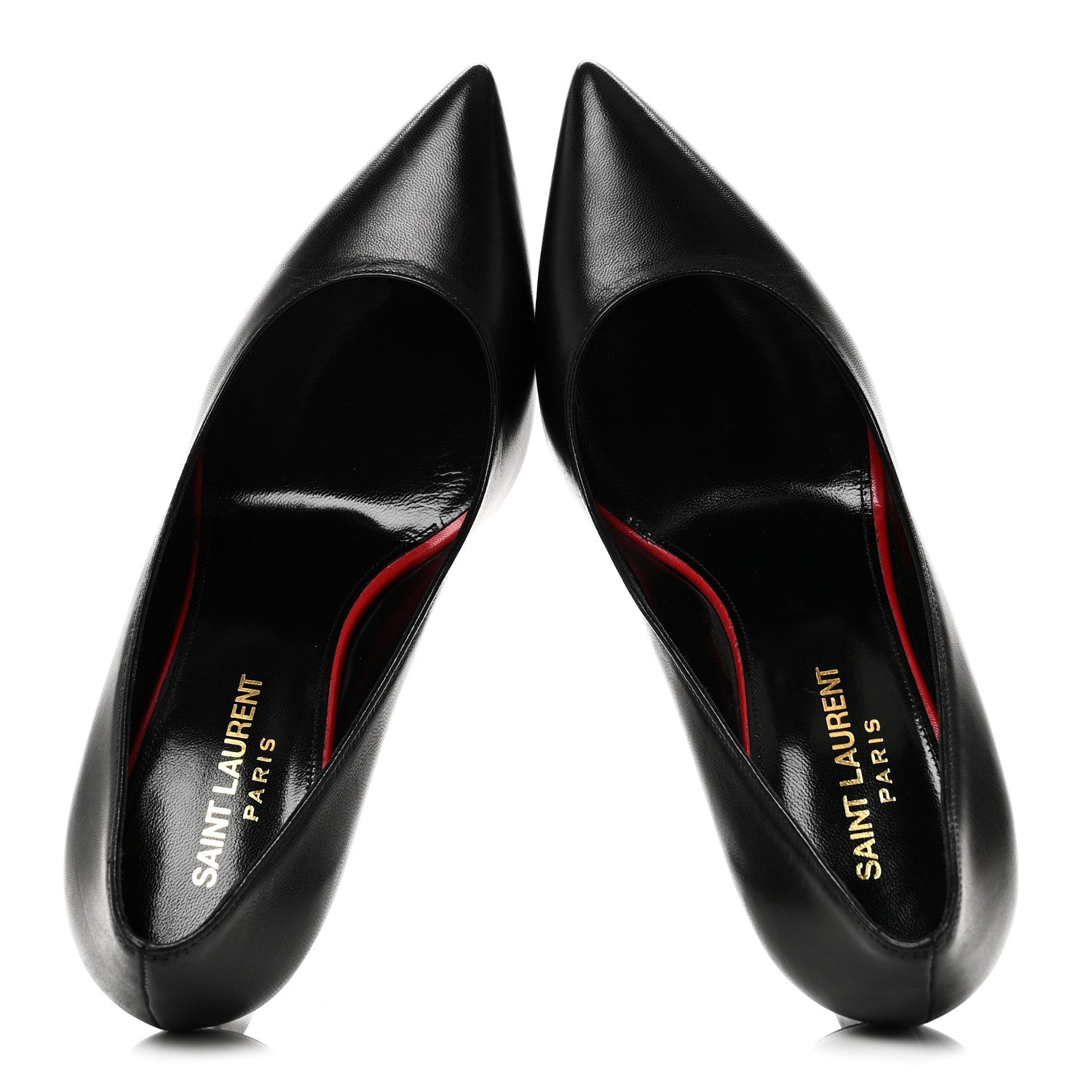 Saint Laurent Calfskin Anja 85 Pumps 36 Manto Naturale 12 of 19