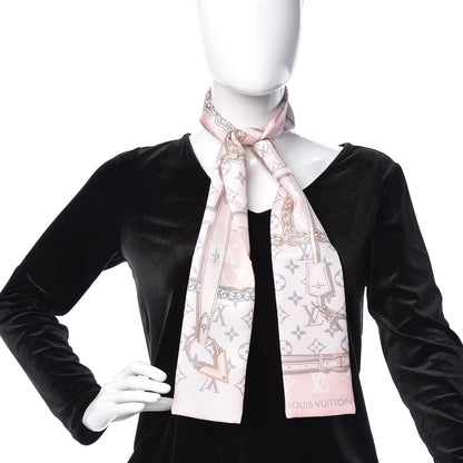 Louis Vuitton Silk Monogram Confidential Bandeau Light Pink 2 of 4