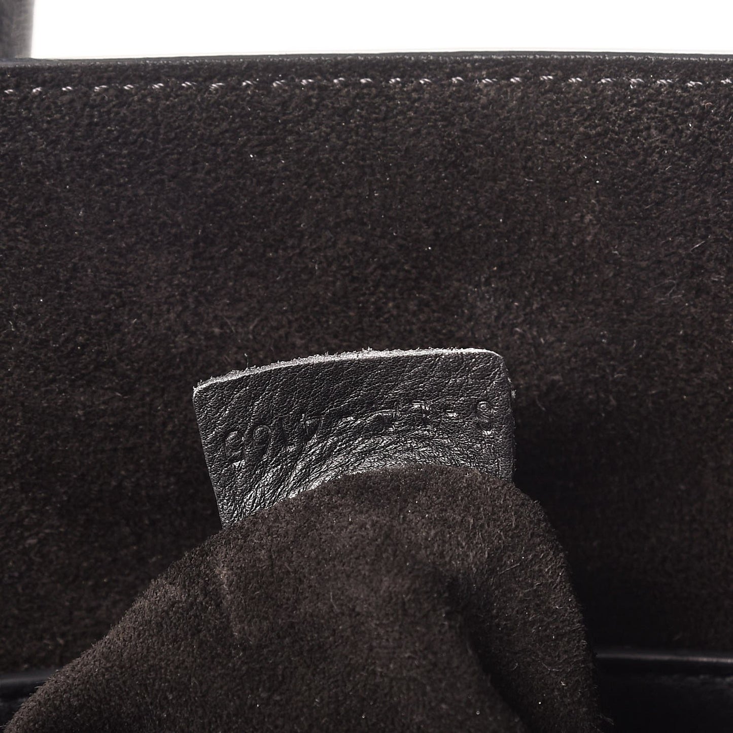 Supple Calfskin Medium Phantom Luggage Black