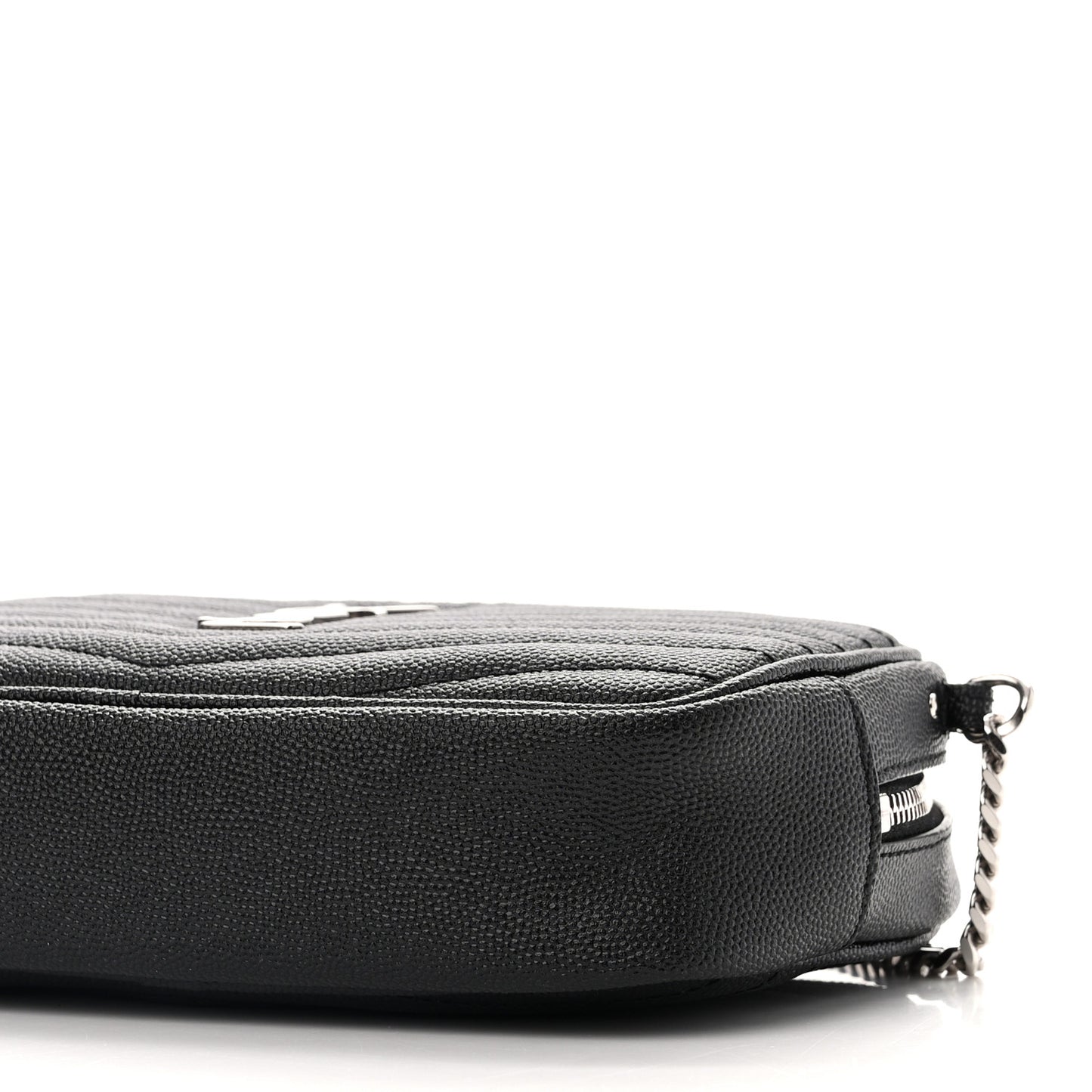 Grain De Poudre Matelasse Monogram Mini Lou Camera Bag Black