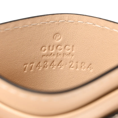 Gucci GG Supreme Monogram Horsebit Card Holder Beige 6 of 8