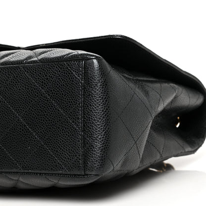 Chanel Caviar Quilted Maxi Single Flap Black 10 of 10