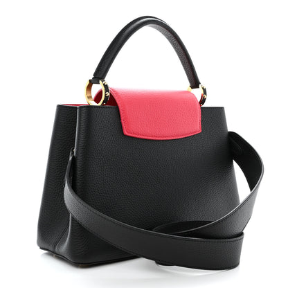 Louis Vuitton Taurillon Capucines MM Black Rose Berlingot 3 of 10