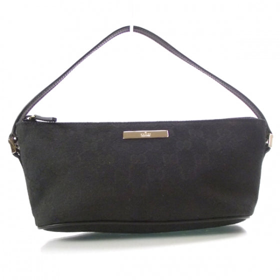 Gucci Monogram Pochette Black 1 of 9