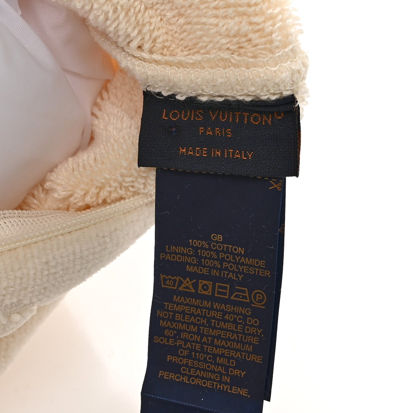 Cotton Beach Cushion Pillow Creme