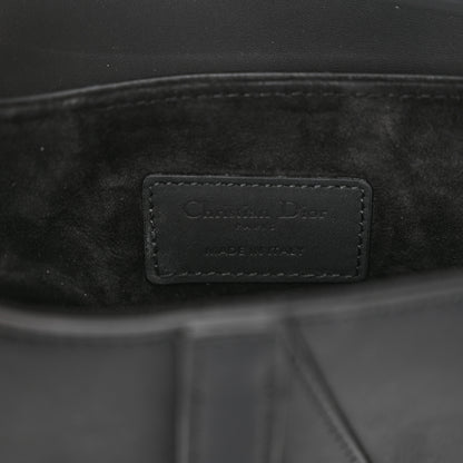 Christian Dior Ultra Matte Calfskin Mini Saddle Bag Black 6 of 13