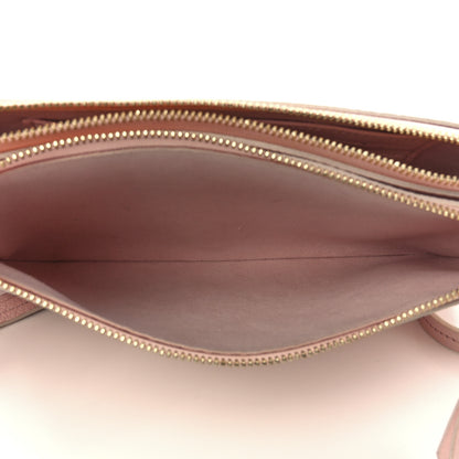Louis Vuitton Empreinte Monogram Double Zip Pochette Rose 6 of 12