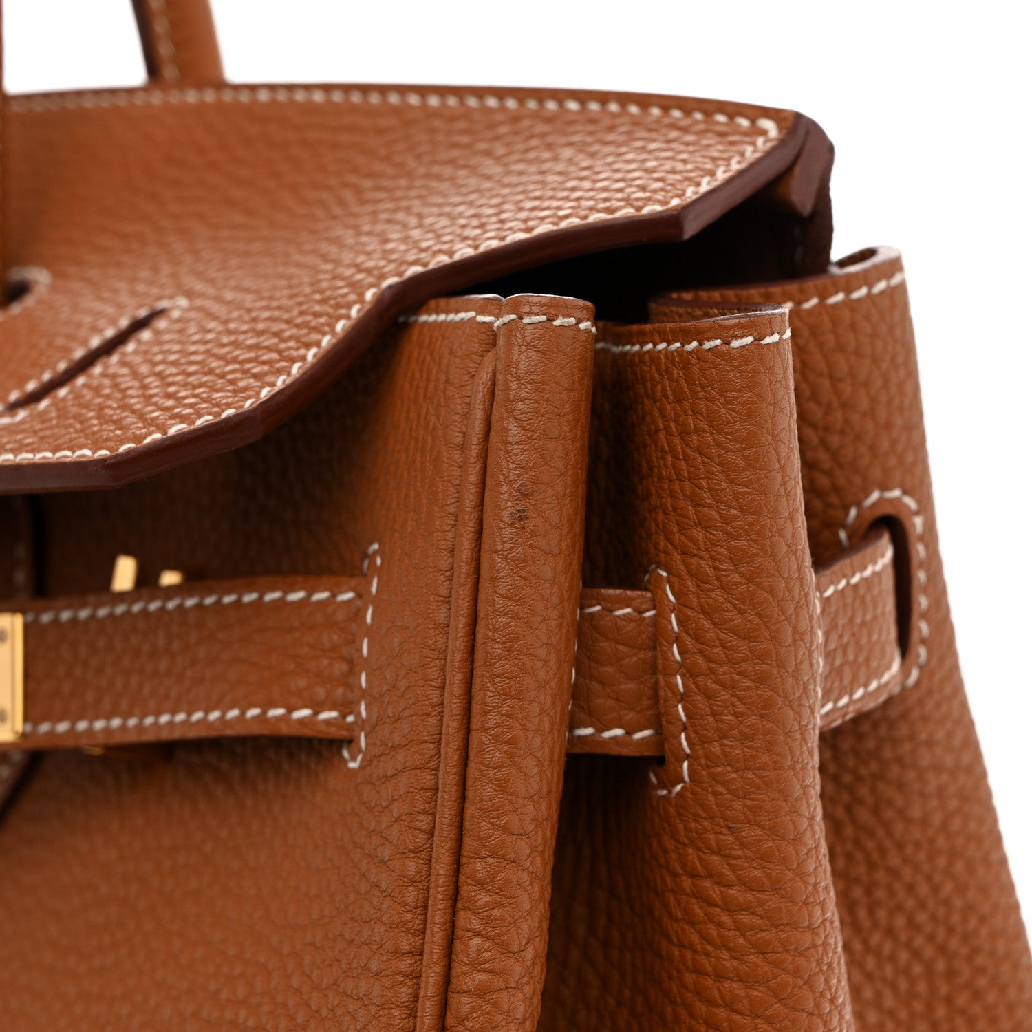 Hermes Taurillon Clemence Birkin 35 Gold 11 of 14